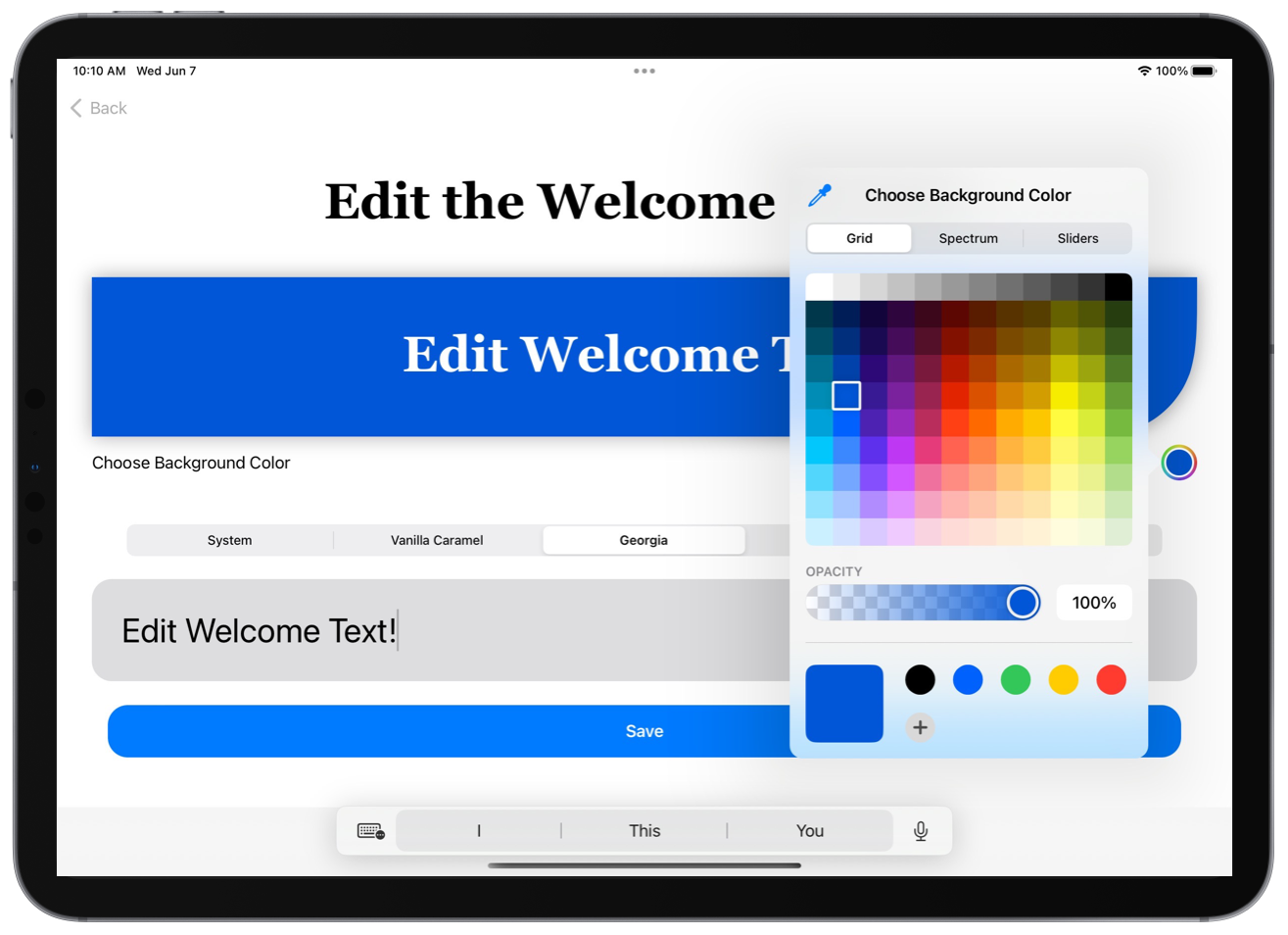 Volunteer hours dashboard